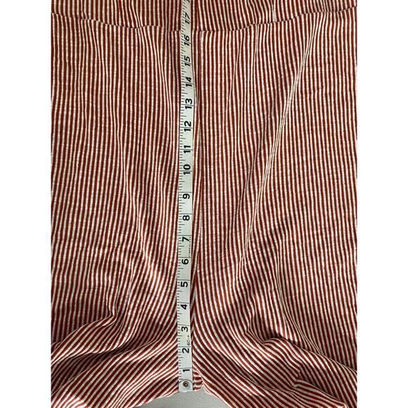 ModCloth For the Bliss of It Jumpsuit High Neck Wide Leg Preppy Red Stripes 2X - Picture 7 of 10